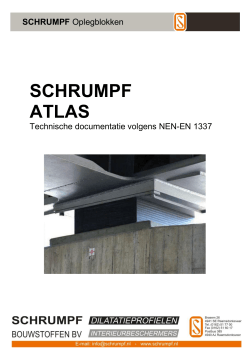 SCHRUMPF ATLAS - Schrumpf Bouwstoffen BV