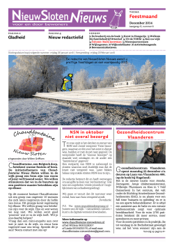 NieuwSloten Nieuws december 2014