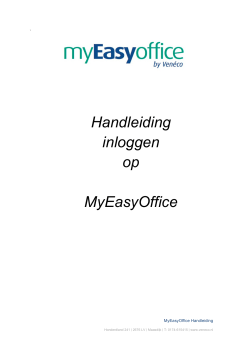 Handleiding inloggen op MyEasyOffice