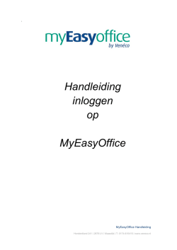Handleiding inloggen op MyEasyOffice