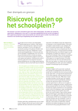 Risicovol spelen op het schoolplein-Martin van Rooijen