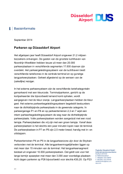 Basisinformatie Parkeren op Düsseldorf Airport
