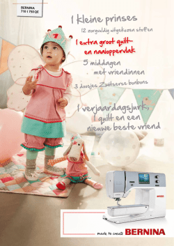 Download hier de brochure van de Bernina 7 series 750 QE.