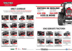JONG GEBRUIKTE TRACTOREN DIRECT LEVERBAAR