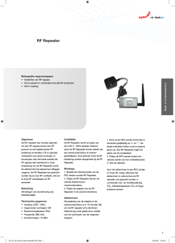 RF Repeater - Zehnder PDF Viewer