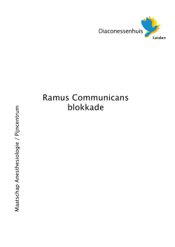 Ramus Communicans blokkade