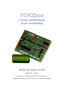 2m FOKZbox - Bouw handleiding V2.0.4