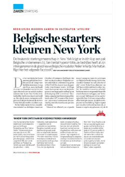 Belgische starters kleuren New York