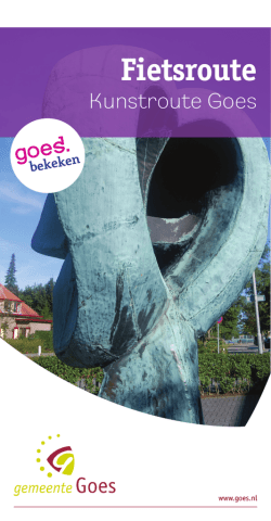 Fietsroute - Gemeente Goes