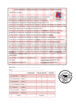 Grandioze koekenverkoop 2014