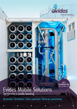 Brochure Evides Mobile Solutions