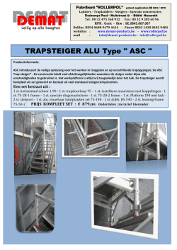 Alu-trapsteiger ASC - demat