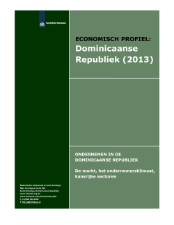 Economisch profiel DR (Definitieve Versie)
