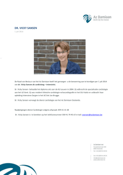 DR. VICKY SANSEN