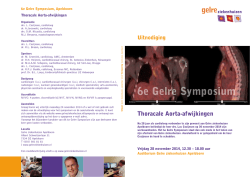6e Gelre Symposium - Gelre ziekenhuizen