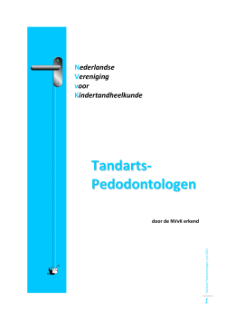 Tandarts- Pedodontologen - Nederlandse Vereniging voor