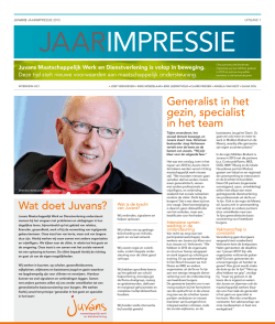 Jaarimpressie Juvans 2013