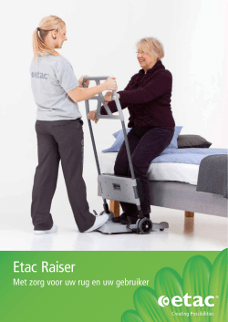 Etac Raiser brochure NL