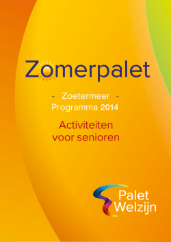folder ZomerPalet 2014
