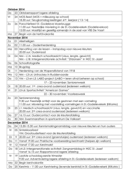 Oktober 2014 Do 23 Oktoberrapport lagere afdeling