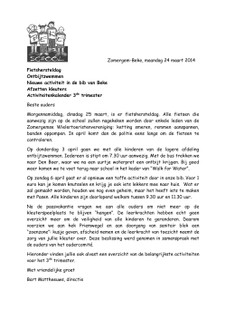 Zomergem-Beke, maandag 24 maart 2014