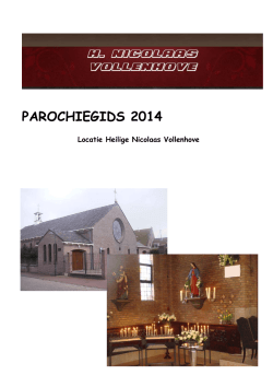 PAROCHIEGIDS 2014 - parochie h. christoffel steenwijkerland