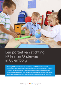 Een portret van stichting RK Primair Onderwijs in - PO-raad