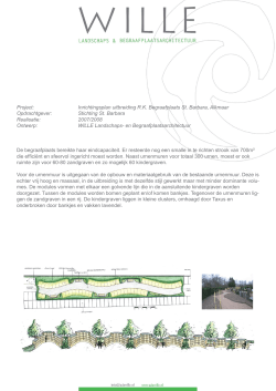 Project: Inrichtingsplan uitbreiding R.K. Begraafplaats St