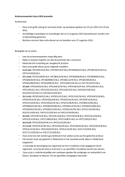 actievoorwaarden PDF
