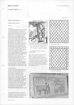 Glas-in-lood - Omgeving in de Praktijk