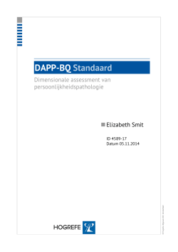 DAPP-BQ rapport