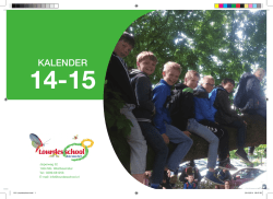 Jaarkalender 2014-2015
