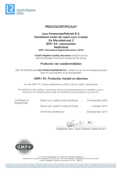 GMP-certificaat
