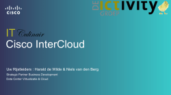 Cisco: Connectie naar de wereld van clouds door Niels