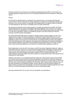 Heeft de OR inspraak met het medewerkerstevredenheidsonderzoek
