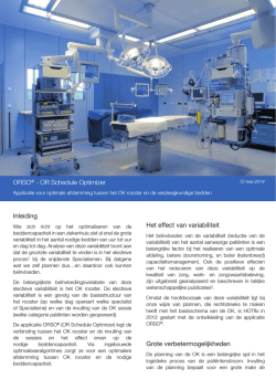 Inleiding Het effect van variabiliteit Grote