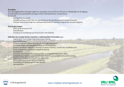Informatie over kosten