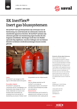 SK InerFlex® Inert gas blussystemen