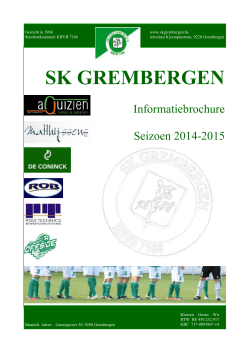 Infobrochure SKG 2014-15