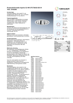 Productinformatie Inperla C2 HR 2TCT26/32 ED 01 TOC