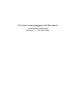 Uitsterfbeleid woonwagenkampen in Nederland legitiem?