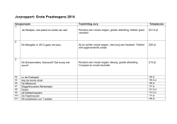 Juryrapport2014 - Stichting Jeugdcarnaval Silvolde