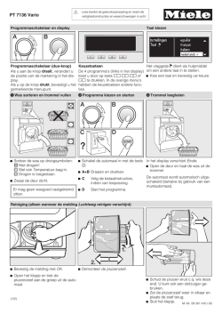 Handleiding Miele PT 7136 Vario