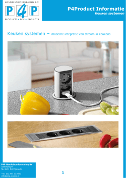 Keuken inbouw systemen - p4p