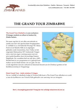 The Grand Tour Zimbabwe - 33 dgn