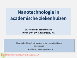 Nanotechnologie in academische ziekenhuizen