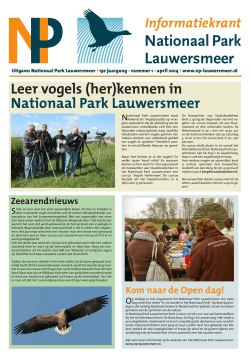 april 2014 - Lauwersmeer