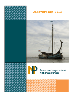 Jaarverslag 2013 - Stichting Samenwerkingsverband Nationale