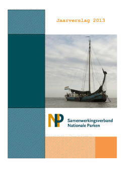 Jaarverslag 2013 - Stichting Samenwerkingsverband Nationale