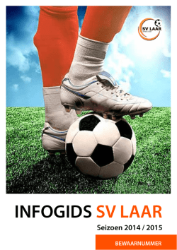 info boekje SV Laar 2014-2015